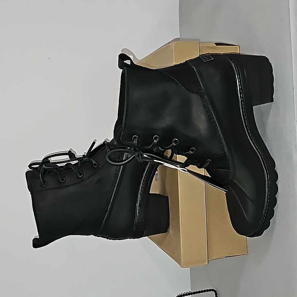 NEW Sperry Saltwater Heel Black Duck Boots Size 8M